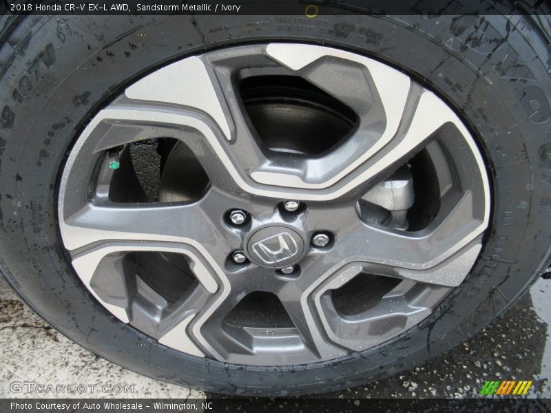 Sandstorm Metallic / Ivory 2018 Honda CR-V EX-L AWD