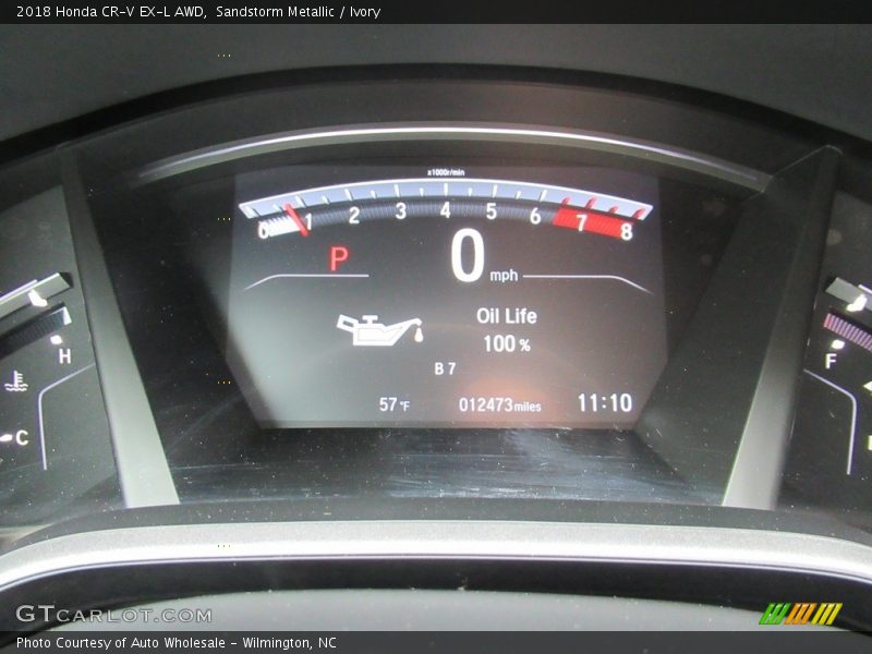 Sandstorm Metallic / Ivory 2018 Honda CR-V EX-L AWD
