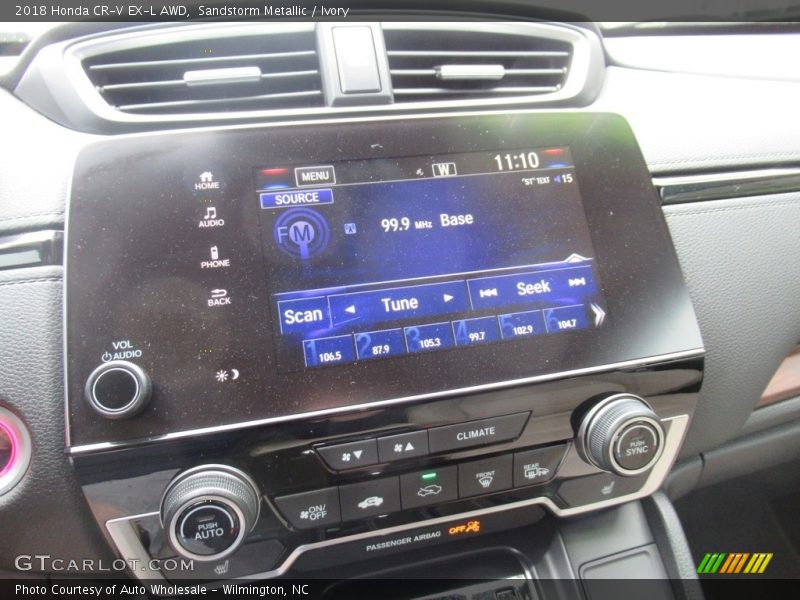 Sandstorm Metallic / Ivory 2018 Honda CR-V EX-L AWD