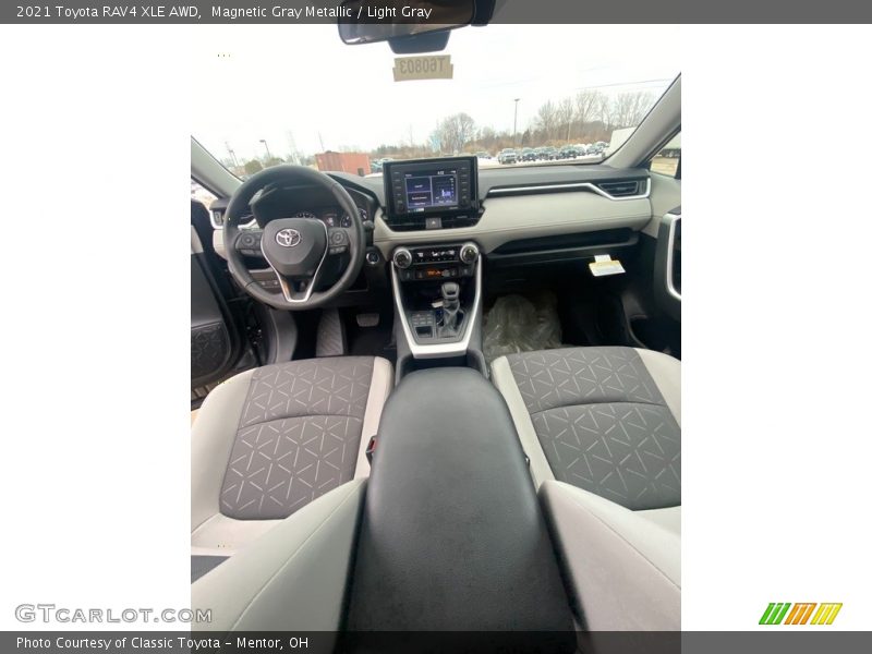 Magnetic Gray Metallic / Light Gray 2021 Toyota RAV4 XLE AWD
