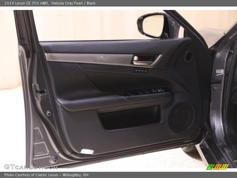 Nebula Gray Pearl / Black 2014 Lexus GS 350 AWD