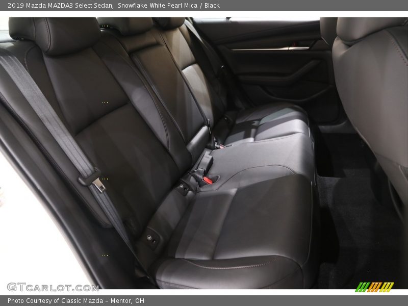 Snowflake White Pearl Mica / Black 2019 Mazda MAZDA3 Select Sedan
