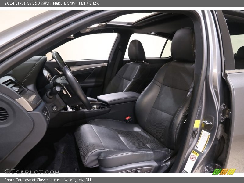 Nebula Gray Pearl / Black 2014 Lexus GS 350 AWD