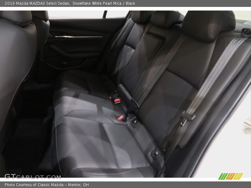 Snowflake White Pearl Mica / Black 2019 Mazda MAZDA3 Select Sedan