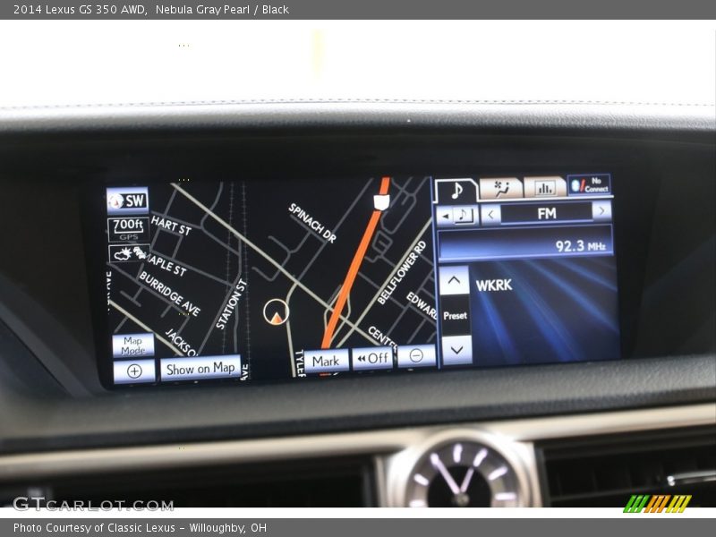 Nebula Gray Pearl / Black 2014 Lexus GS 350 AWD