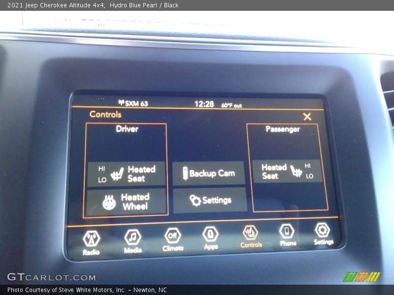 Hydro Blue Pearl / Black 2021 Jeep Cherokee Altitude 4x4