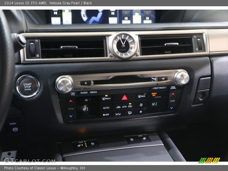 Nebula Gray Pearl / Black 2014 Lexus GS 350 AWD