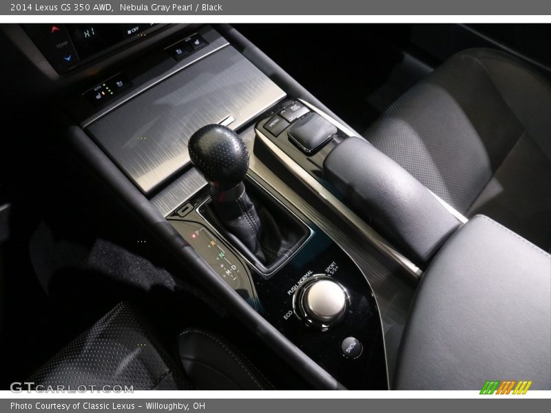 Nebula Gray Pearl / Black 2014 Lexus GS 350 AWD
