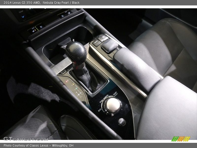 Nebula Gray Pearl / Black 2014 Lexus GS 350 AWD