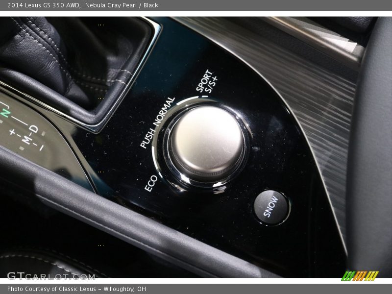 Nebula Gray Pearl / Black 2014 Lexus GS 350 AWD