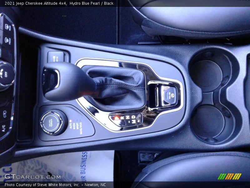 Hydro Blue Pearl / Black 2021 Jeep Cherokee Altitude 4x4