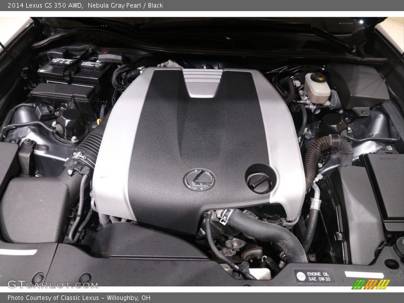 Nebula Gray Pearl / Black 2014 Lexus GS 350 AWD