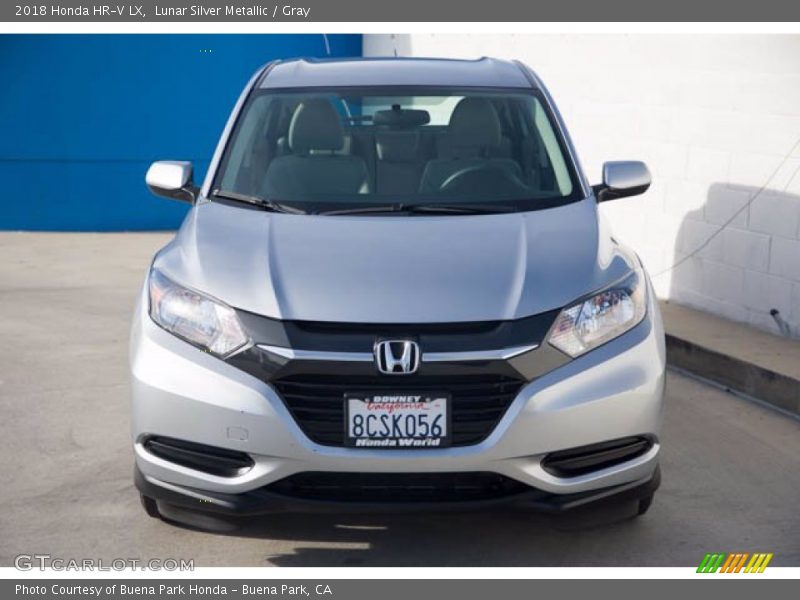 Lunar Silver Metallic / Gray 2018 Honda HR-V LX
