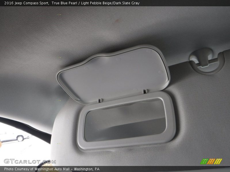 True Blue Pearl / Light Pebble Beige/Dark Slate Gray 2016 Jeep Compass Sport