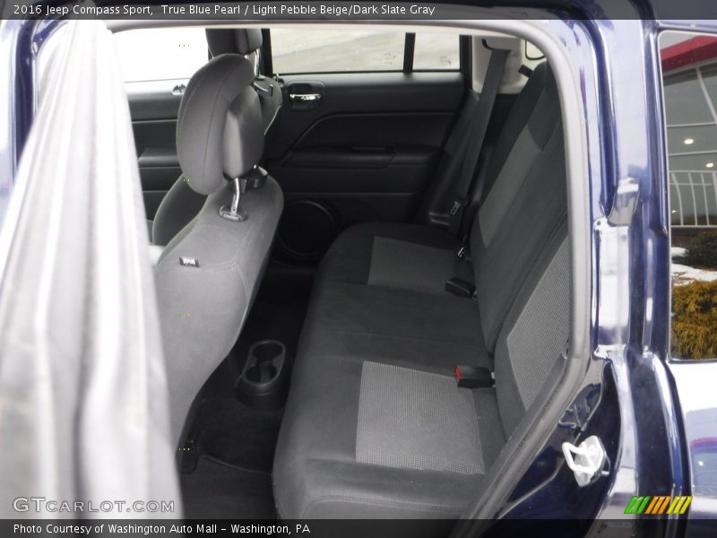 True Blue Pearl / Light Pebble Beige/Dark Slate Gray 2016 Jeep Compass Sport