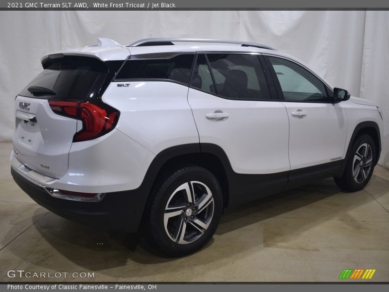 White Frost Tricoat / Jet Black 2021 GMC Terrain SLT AWD