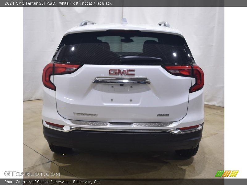 White Frost Tricoat / Jet Black 2021 GMC Terrain SLT AWD