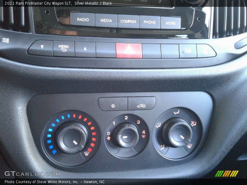 Controls of 2021 ProMaster City Wagon SLT