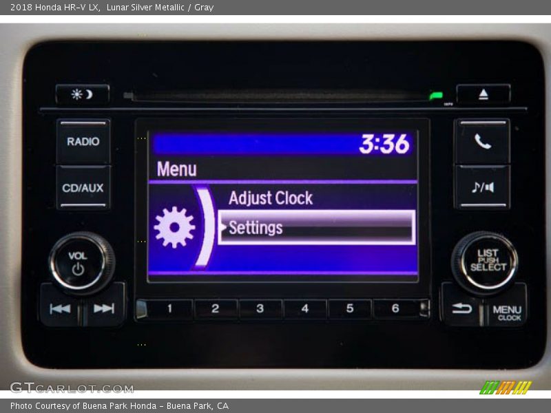 Lunar Silver Metallic / Gray 2018 Honda HR-V LX
