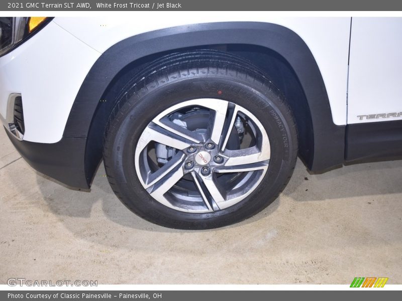 White Frost Tricoat / Jet Black 2021 GMC Terrain SLT AWD