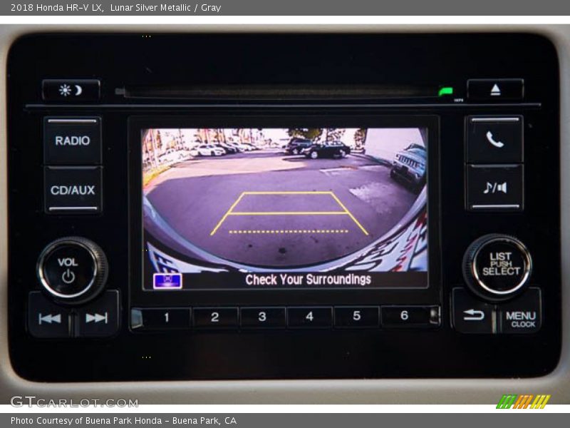 Lunar Silver Metallic / Gray 2018 Honda HR-V LX