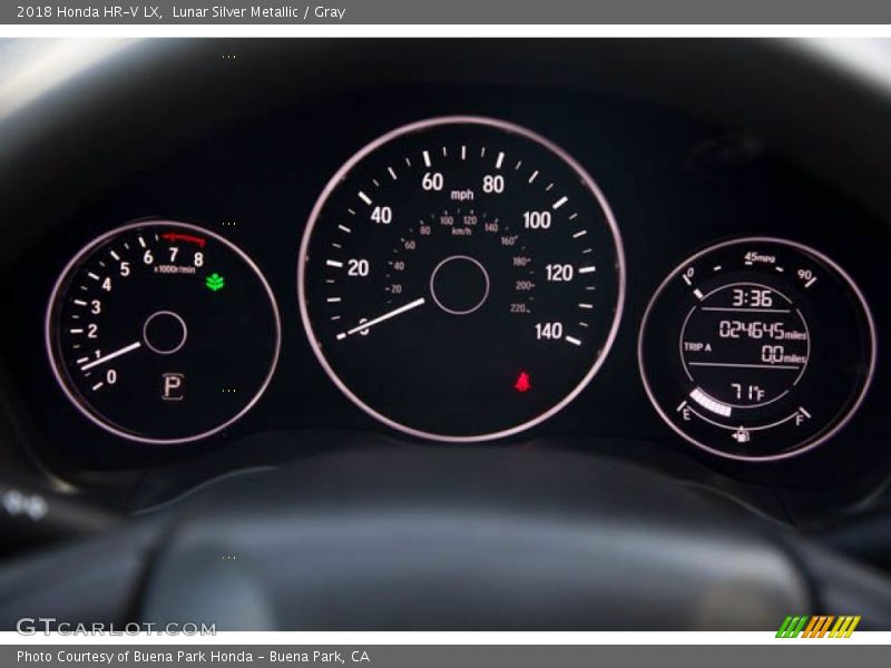 Lunar Silver Metallic / Gray 2018 Honda HR-V LX