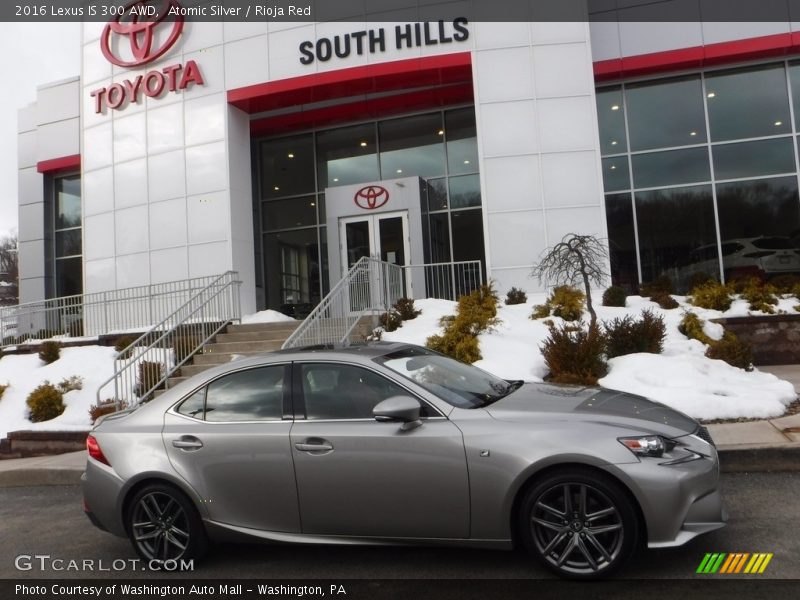 Atomic Silver / Rioja Red 2016 Lexus IS 300 AWD