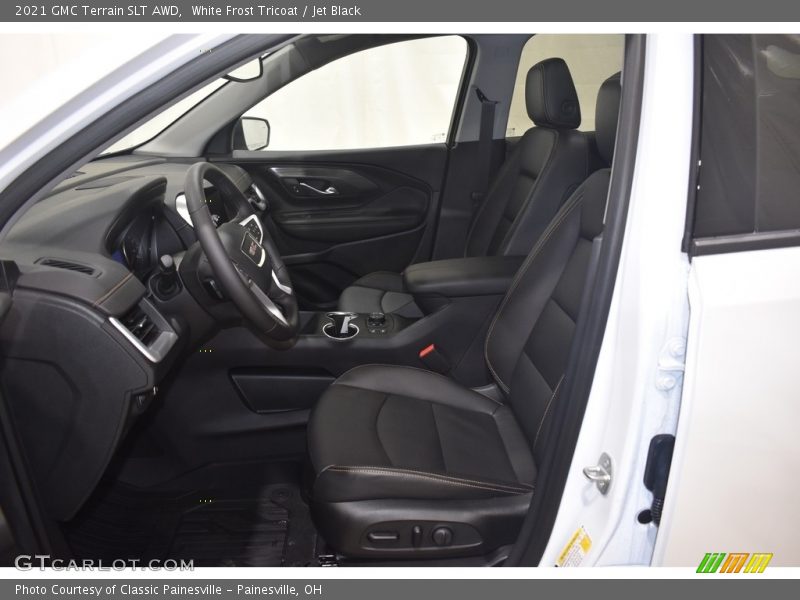 White Frost Tricoat / Jet Black 2021 GMC Terrain SLT AWD