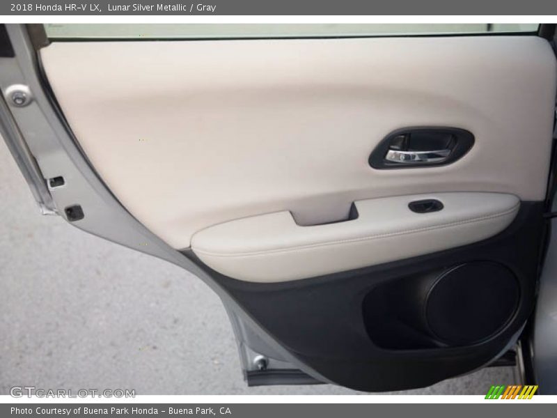 Lunar Silver Metallic / Gray 2018 Honda HR-V LX