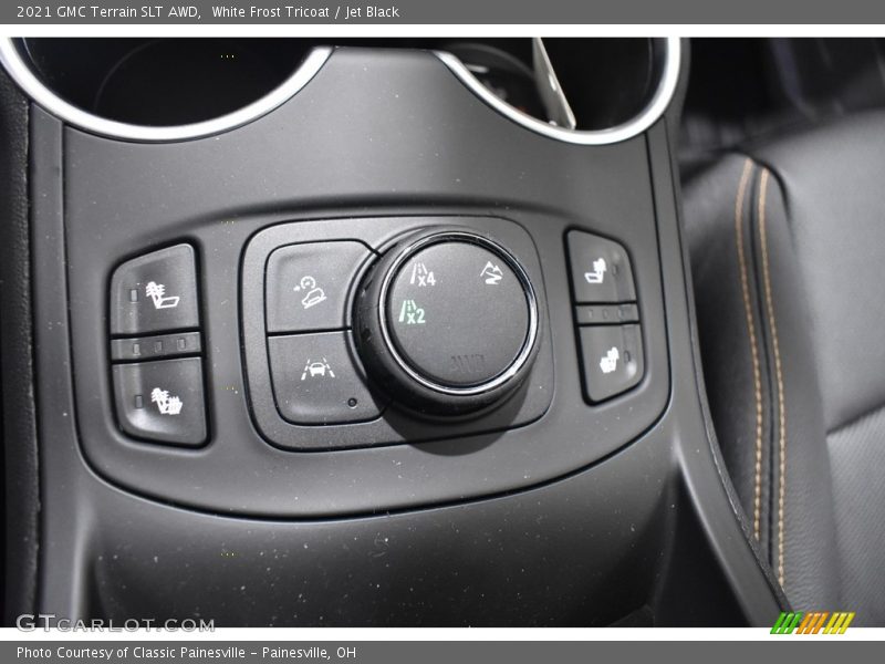 White Frost Tricoat / Jet Black 2021 GMC Terrain SLT AWD