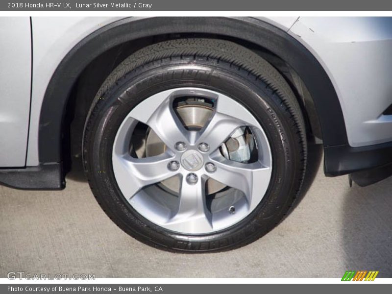 Lunar Silver Metallic / Gray 2018 Honda HR-V LX