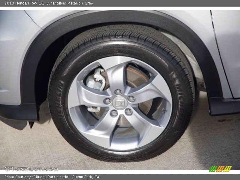 Lunar Silver Metallic / Gray 2018 Honda HR-V LX