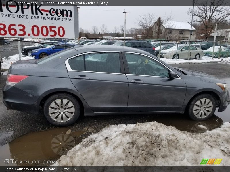 Polished Metal Metallic / Gray 2009 Honda Accord LX Sedan