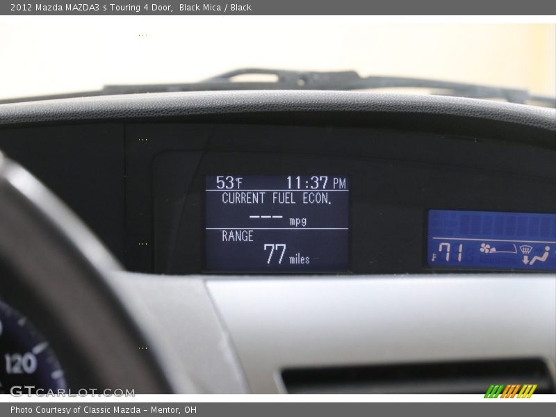 Black Mica / Black 2012 Mazda MAZDA3 s Touring 4 Door