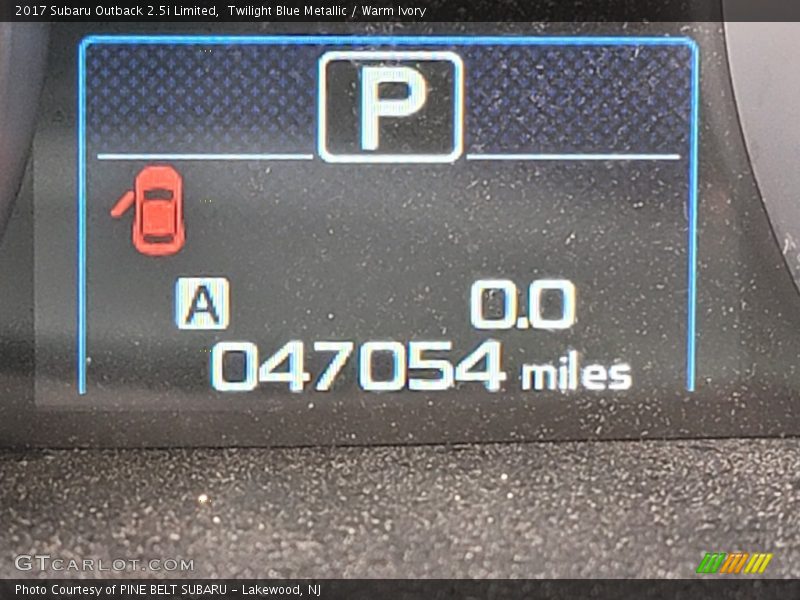 Twilight Blue Metallic / Warm Ivory 2017 Subaru Outback 2.5i Limited