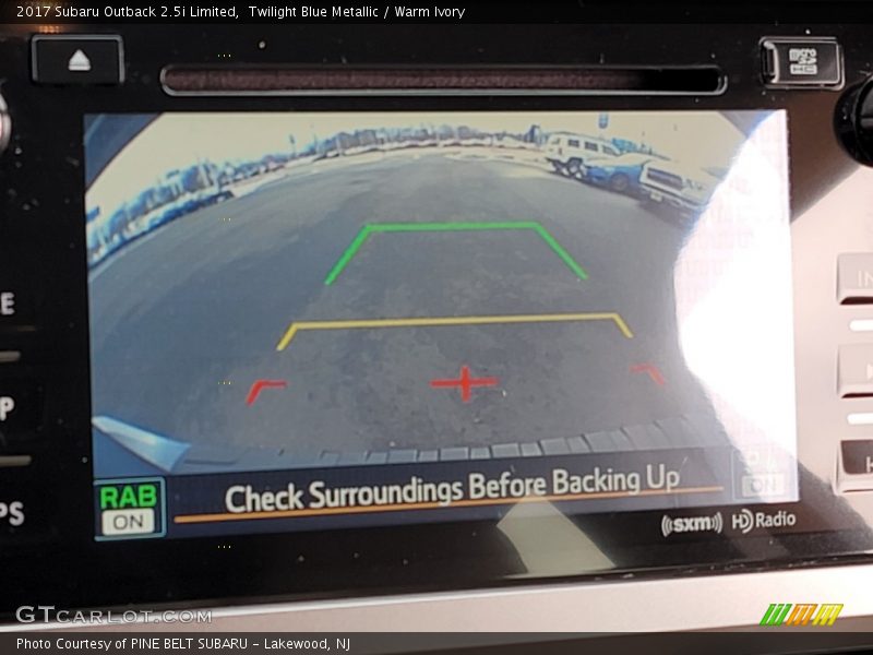Twilight Blue Metallic / Warm Ivory 2017 Subaru Outback 2.5i Limited