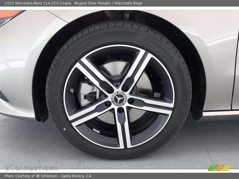 Mojave Silver Metallic / Macchiato Beige 2020 Mercedes-Benz CLA 250 Coupe