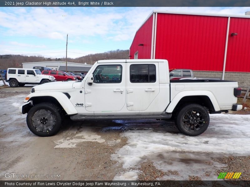 Bright White / Black 2021 Jeep Gladiator High Altitude 4x4