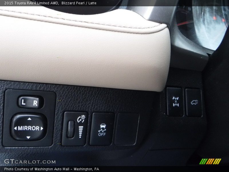Blizzard Pearl / Latte 2015 Toyota RAV4 Limited AWD