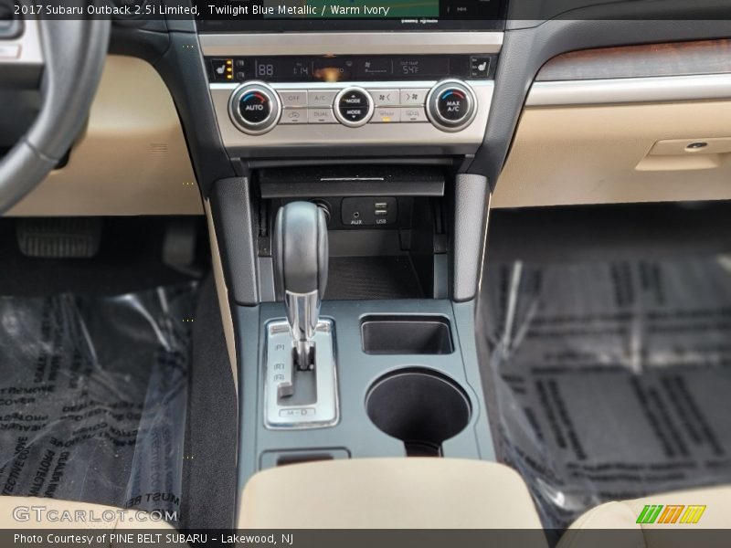 Twilight Blue Metallic / Warm Ivory 2017 Subaru Outback 2.5i Limited