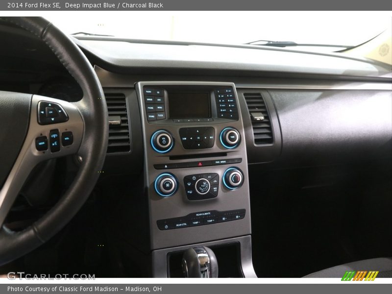 Deep Impact Blue / Charcoal Black 2014 Ford Flex SE