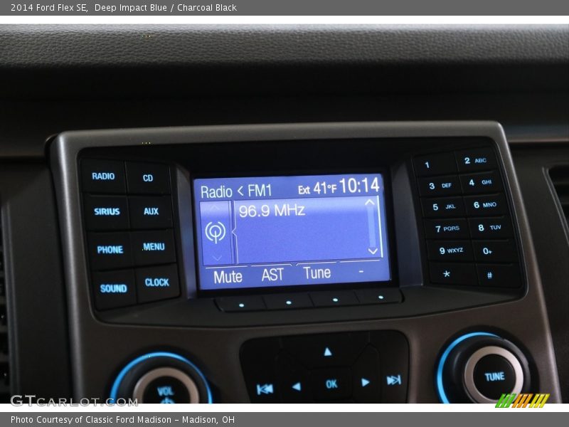 Deep Impact Blue / Charcoal Black 2014 Ford Flex SE