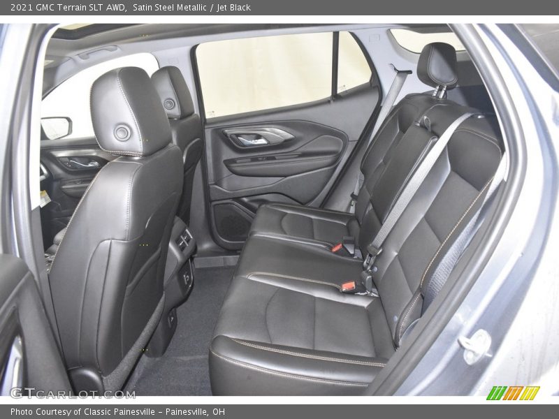 Satin Steel Metallic / Jet Black 2021 GMC Terrain SLT AWD