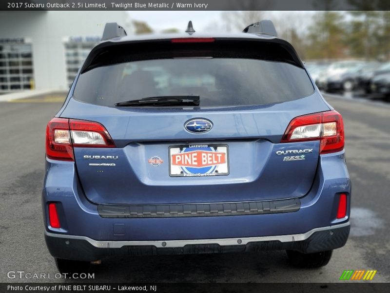 Twilight Blue Metallic / Warm Ivory 2017 Subaru Outback 2.5i Limited