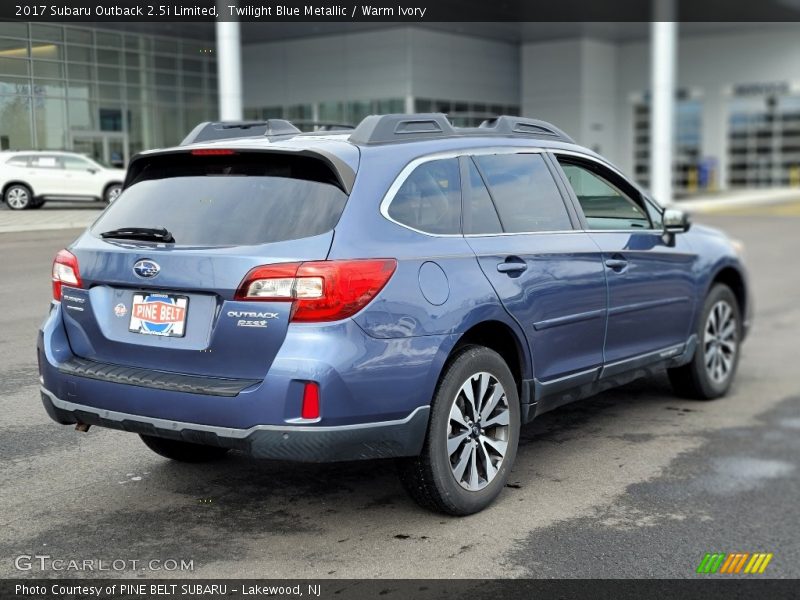Twilight Blue Metallic / Warm Ivory 2017 Subaru Outback 2.5i Limited