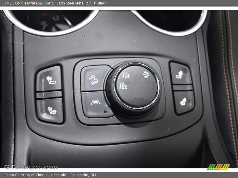 Satin Steel Metallic / Jet Black 2021 GMC Terrain SLT AWD