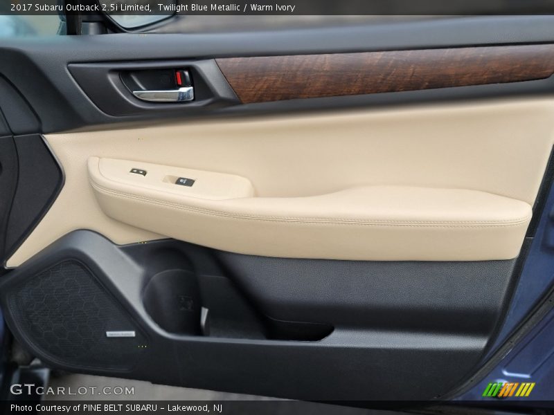 Twilight Blue Metallic / Warm Ivory 2017 Subaru Outback 2.5i Limited