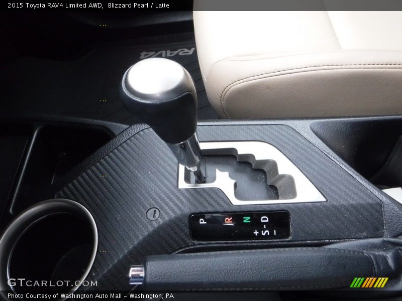 Blizzard Pearl / Latte 2015 Toyota RAV4 Limited AWD