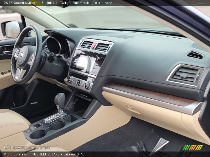 Twilight Blue Metallic / Warm Ivory 2017 Subaru Outback 2.5i Limited