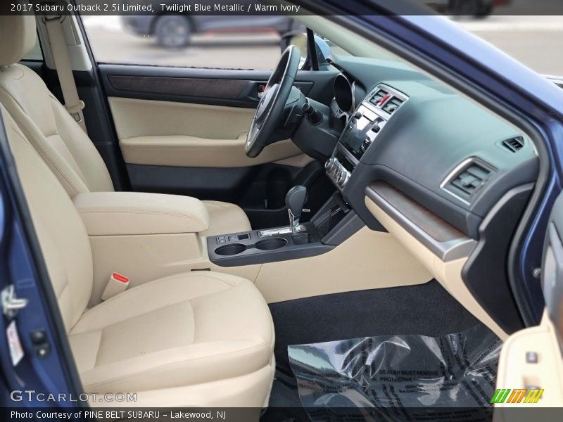 Twilight Blue Metallic / Warm Ivory 2017 Subaru Outback 2.5i Limited